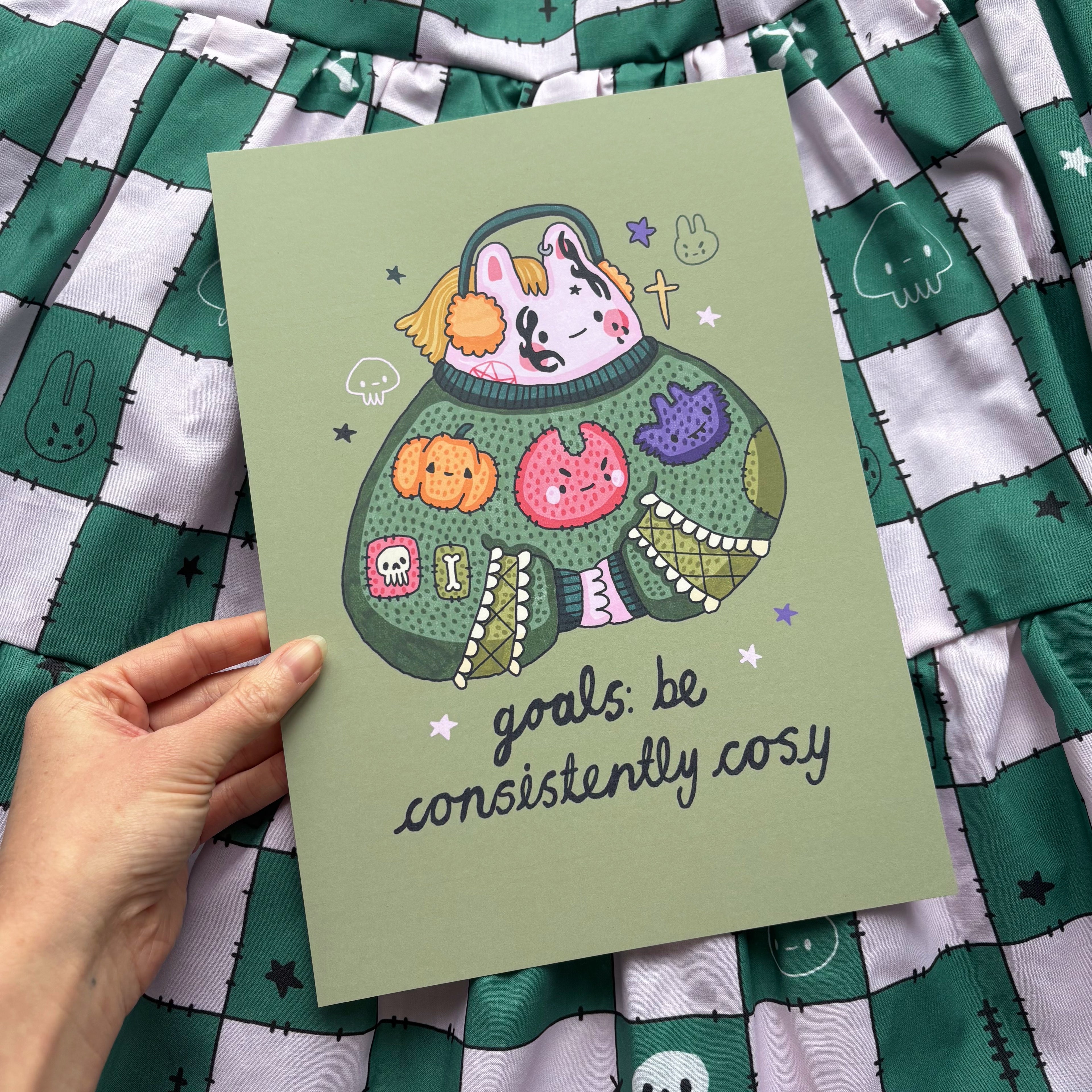 Cosy Goals A4 Print