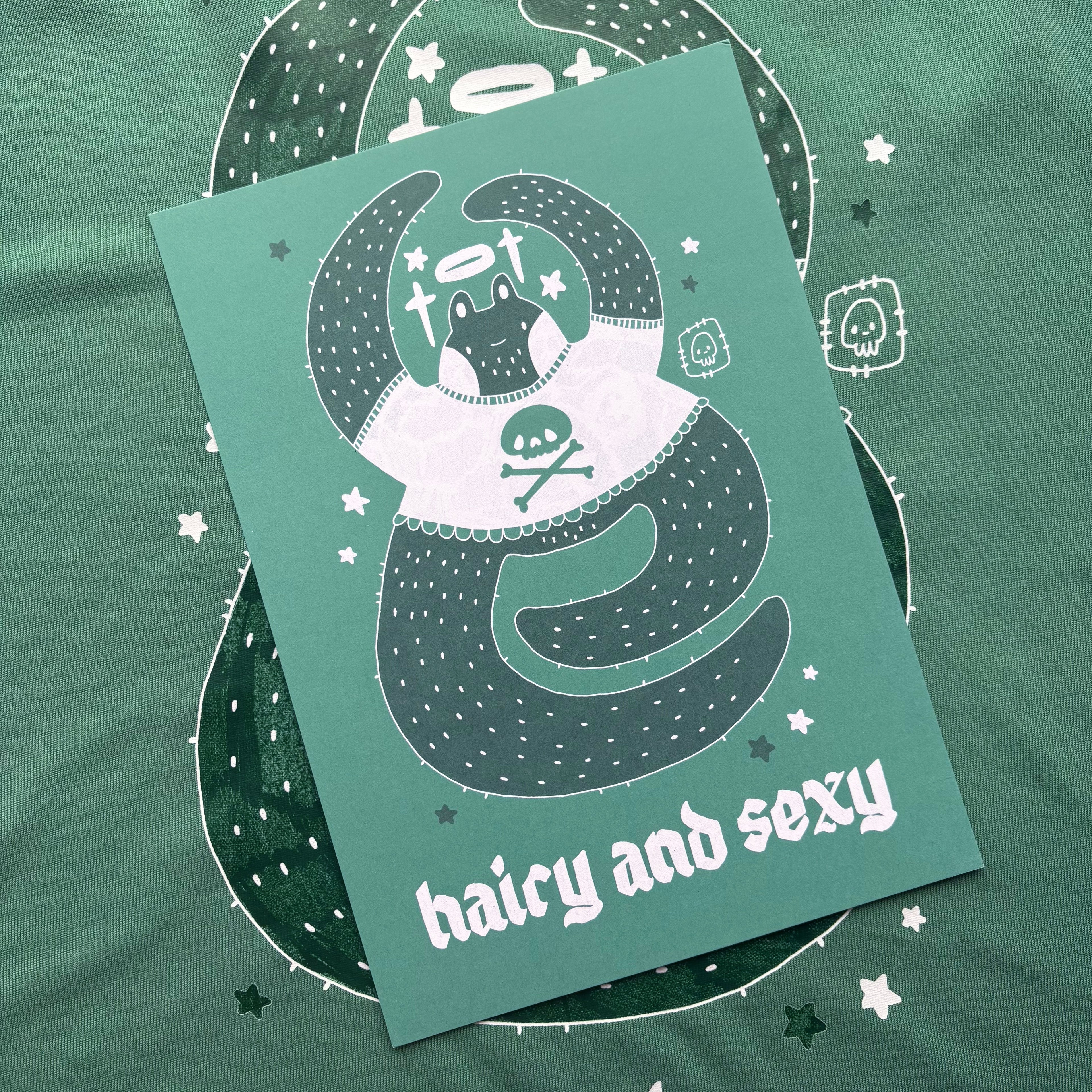 Hairy and Sexy A4 Print