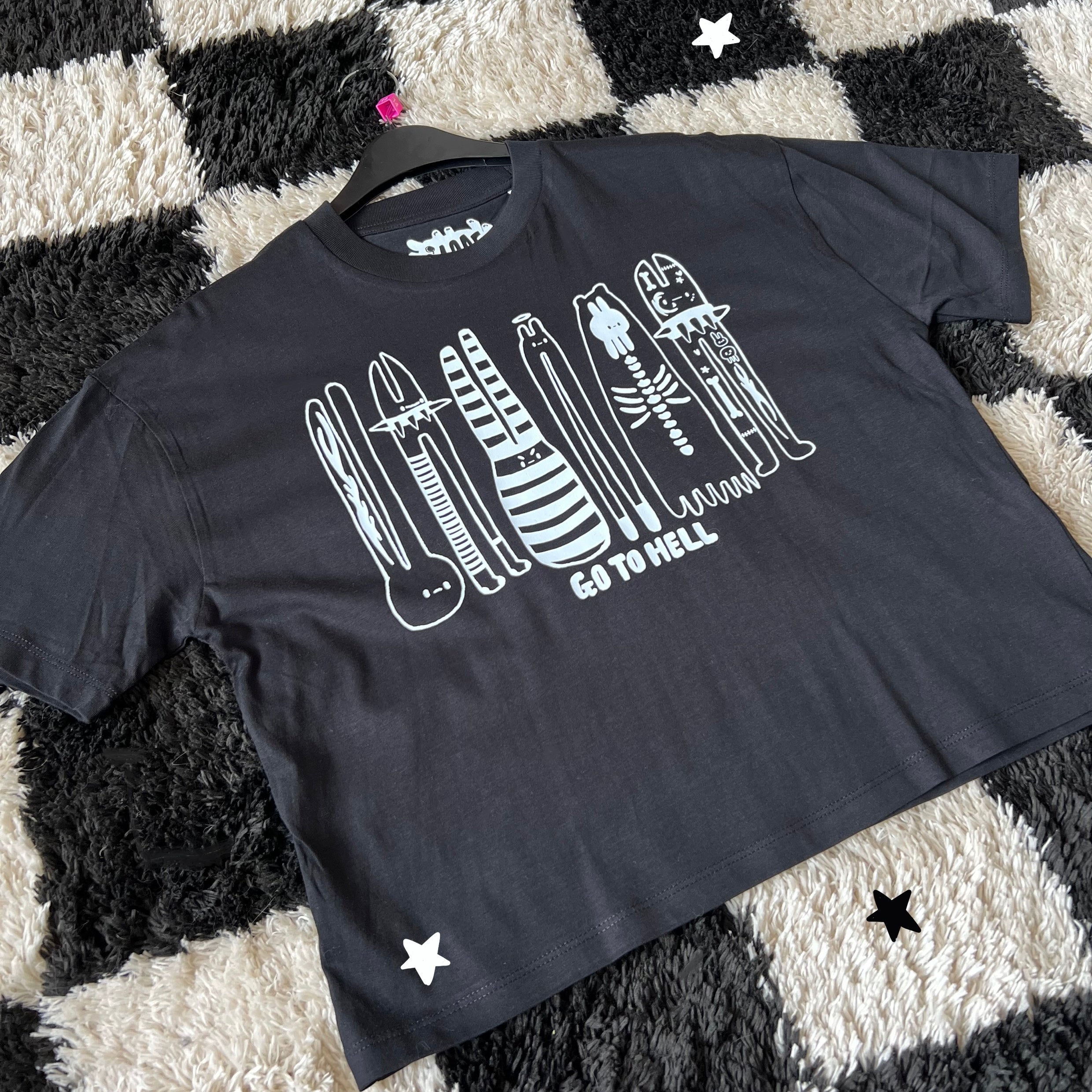 Go to Hell Boxy T-shirt (made 2 order)
