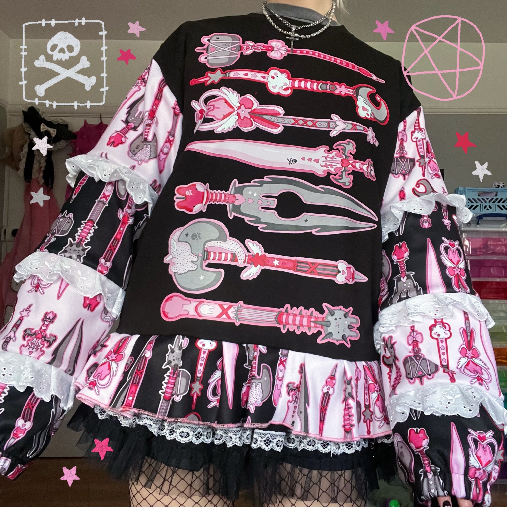 Love Thy Weapon Sweater (made 2 order)