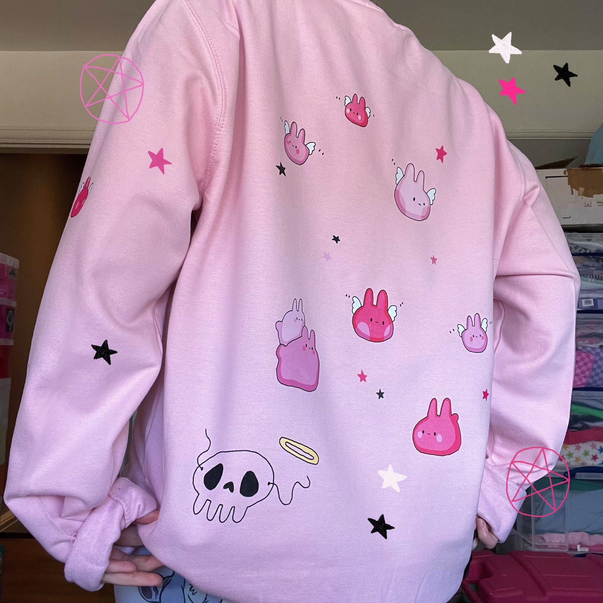 Bunny Reaper Sweater (made 2 order)