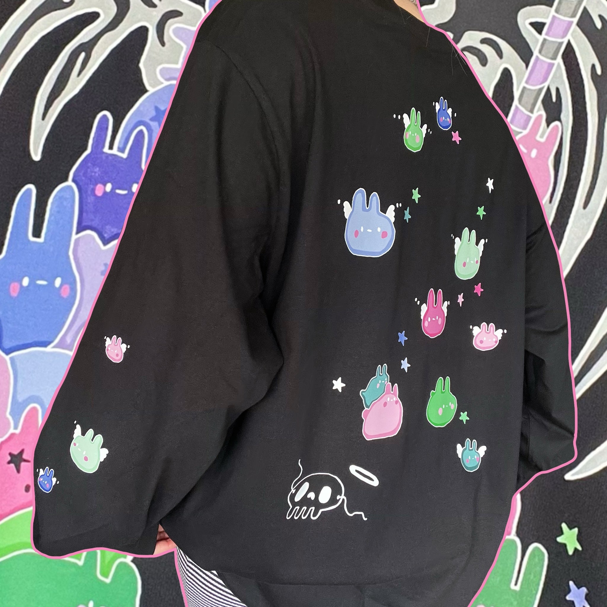 Bunny Reaper Longsleeve T-shirt (made 2 order)