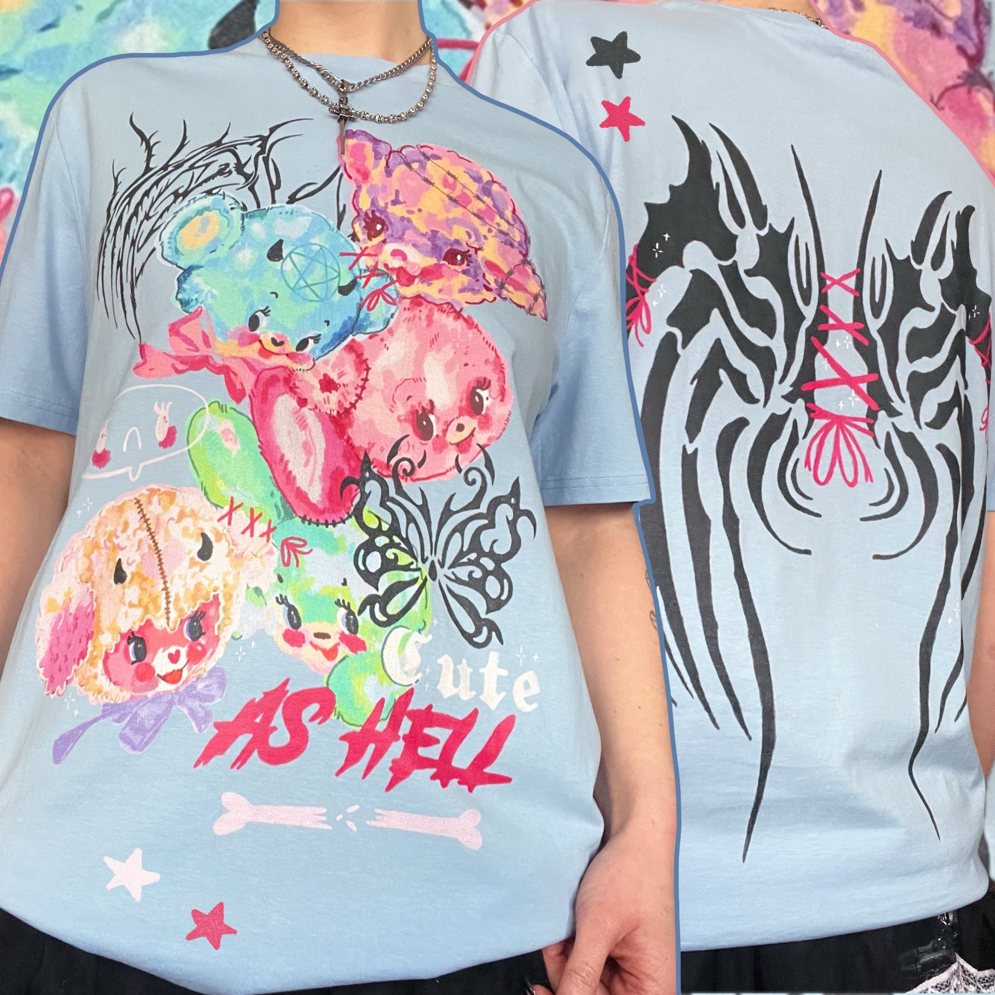 Cute as Hell T-shirt (made 2 order)