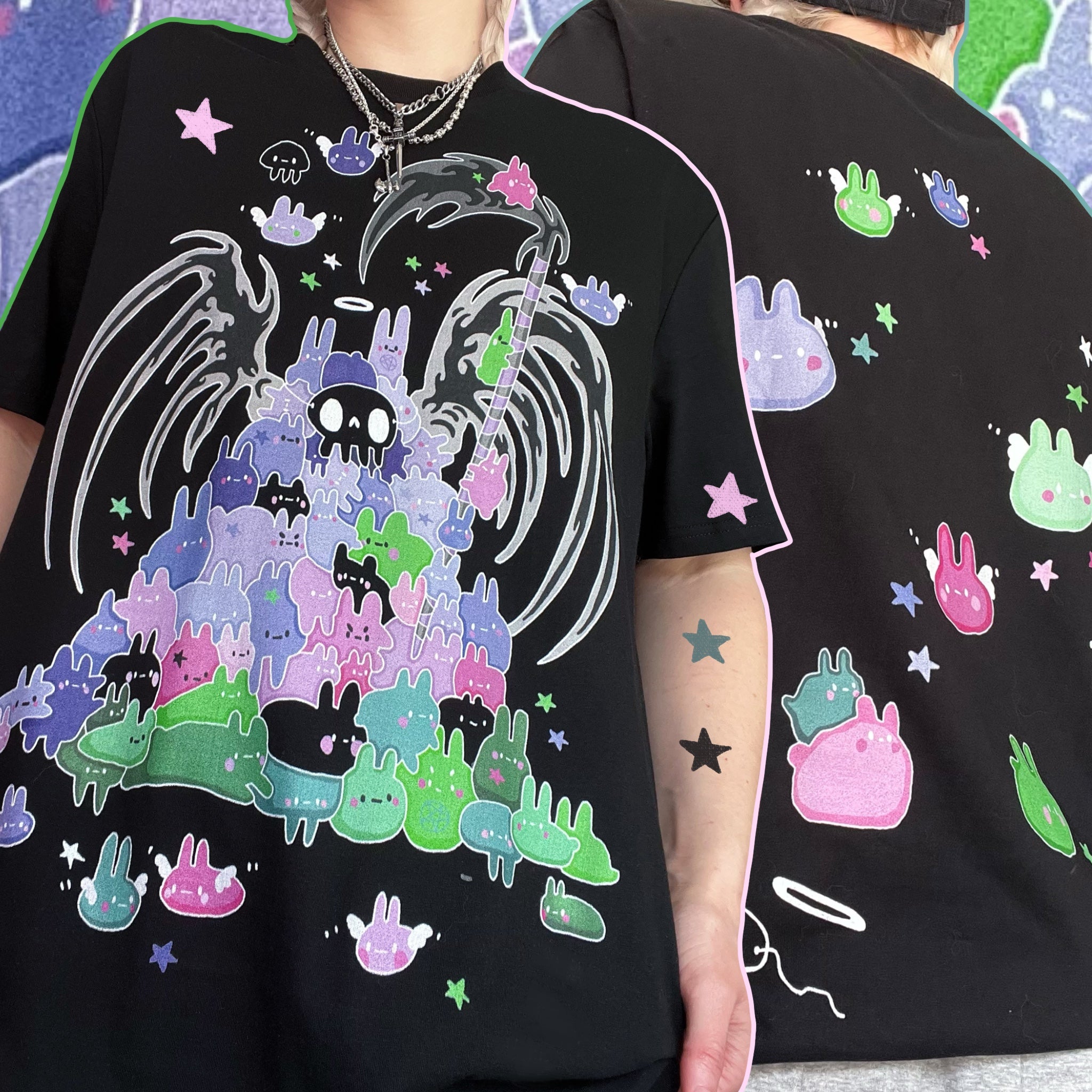 Bunny Reaper T-shirt (made 2 order)