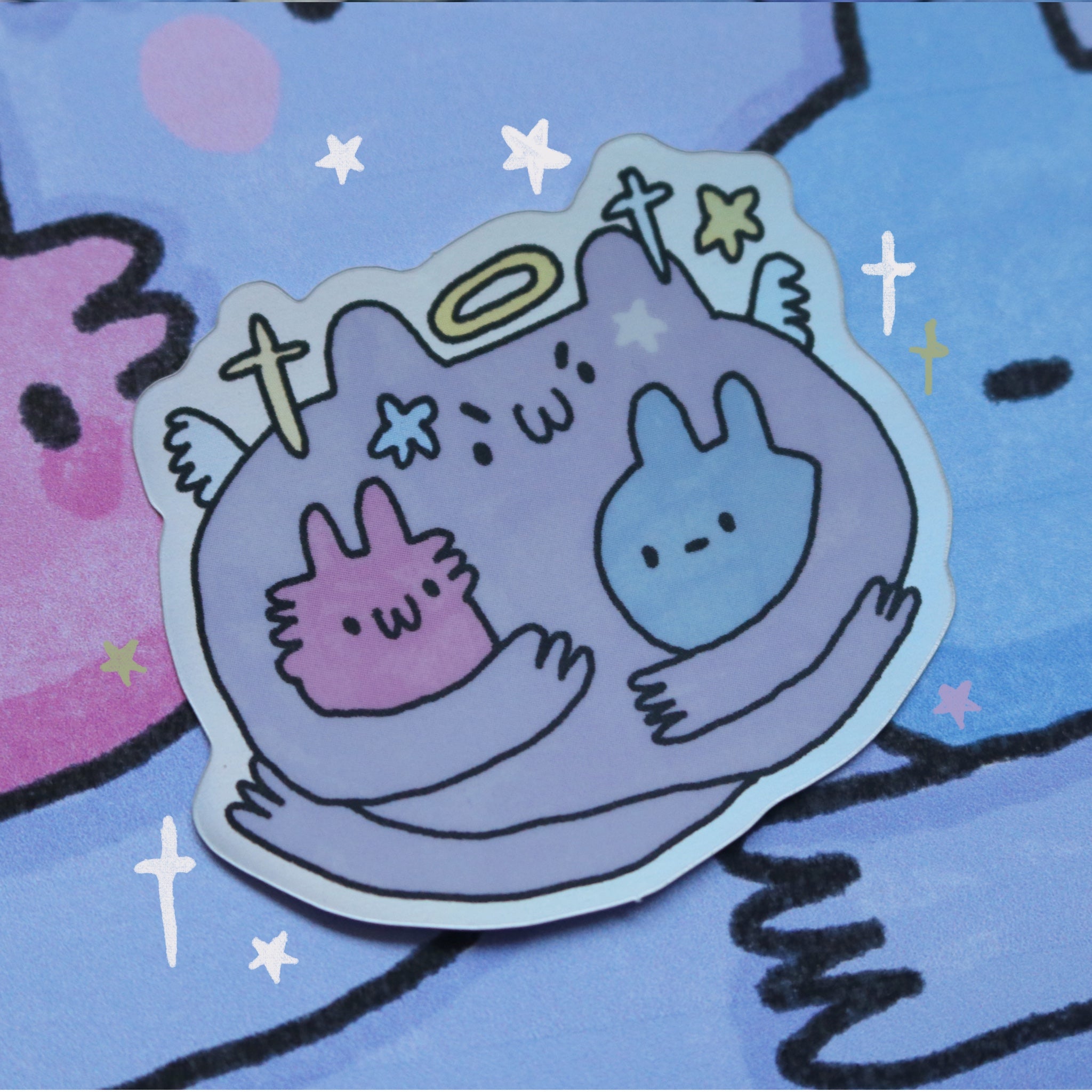 Cuddle Sticker