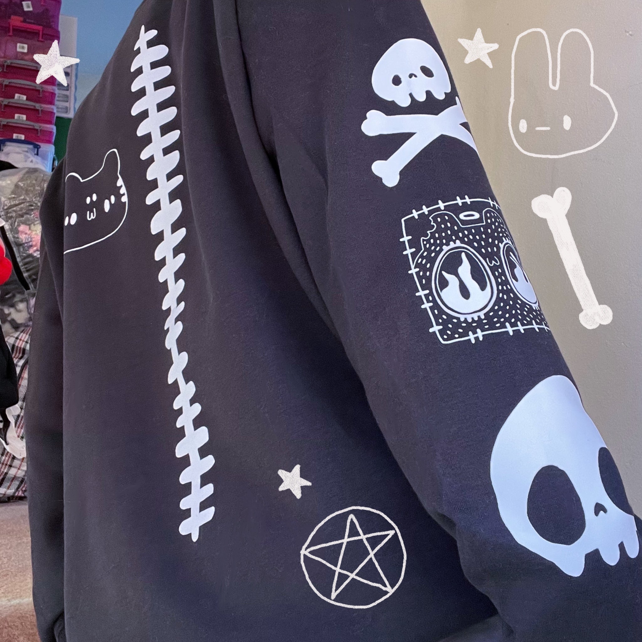 CATastrophe Sweater (made 2 order)
