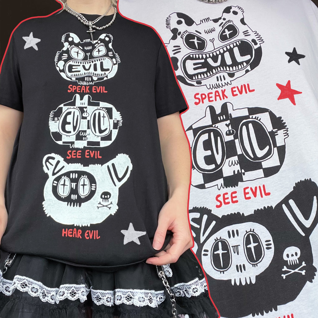 Speak Evil T-shirt (made 2 order)