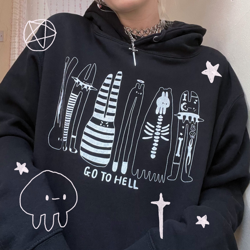 Go To Hell Hoody (made 2 order)