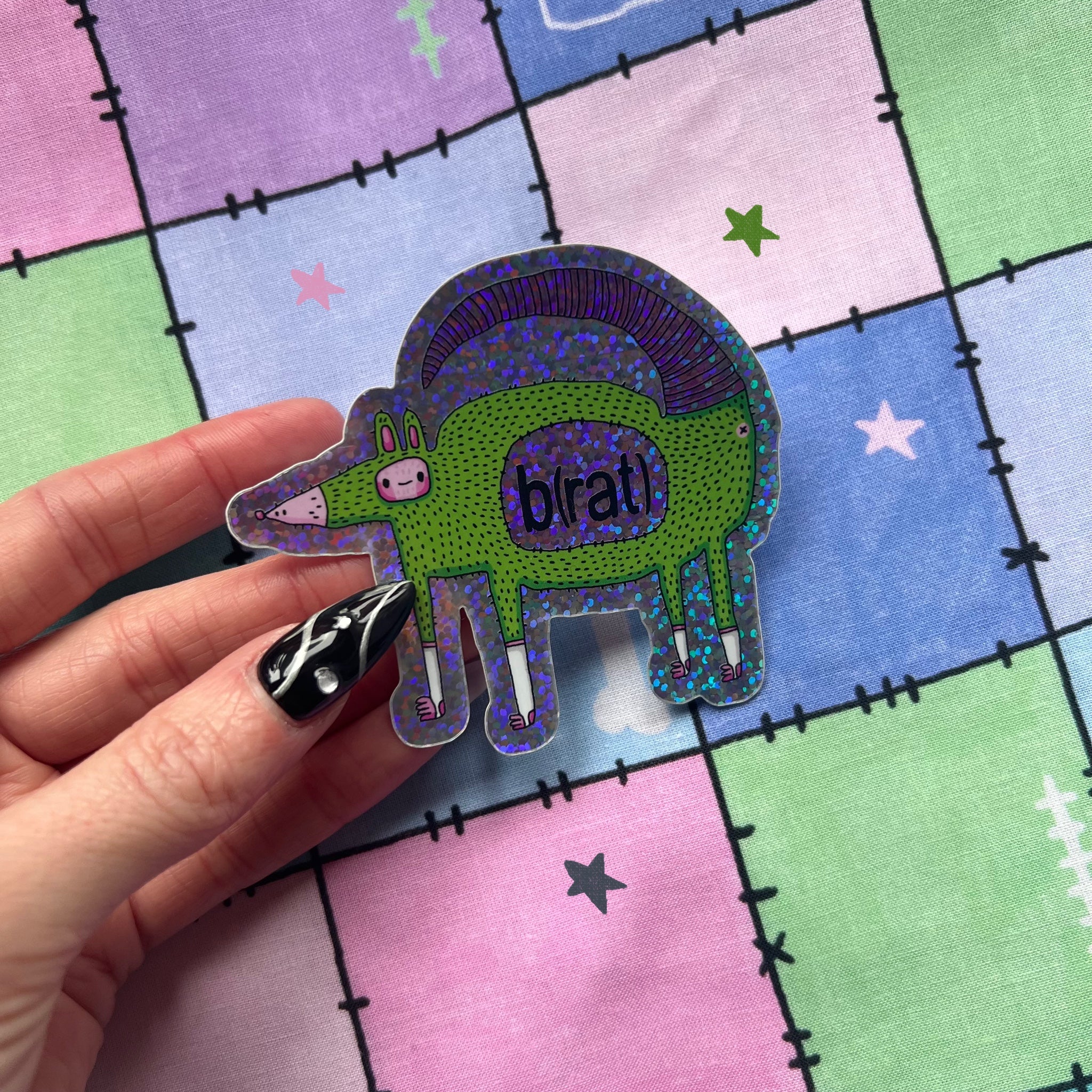 B(rat) Sticker