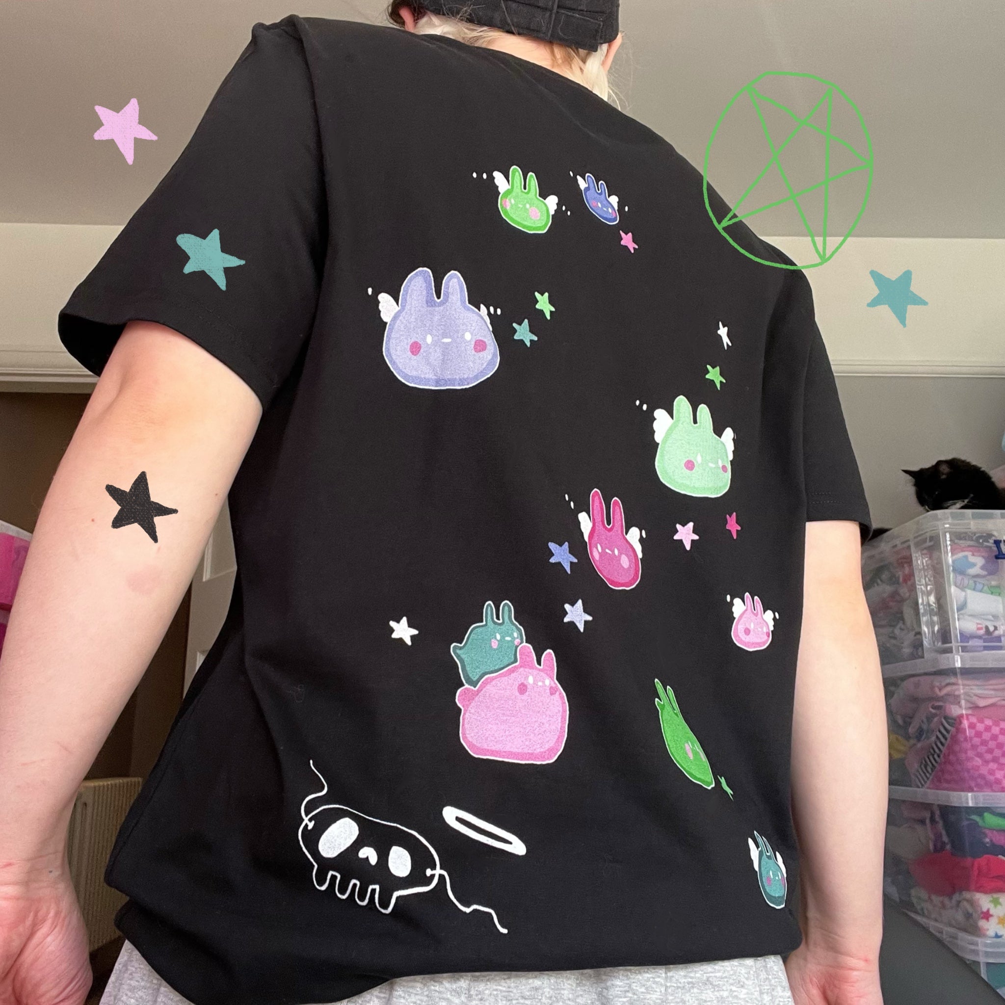 Bunny Reaper T-shirt (made 2 order)