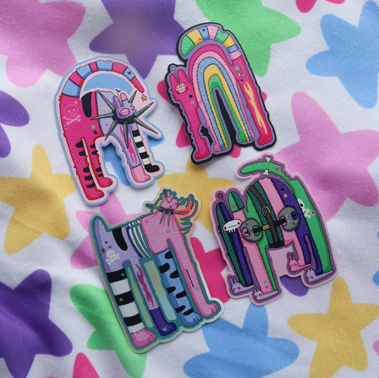 Battle Bunny Stickers