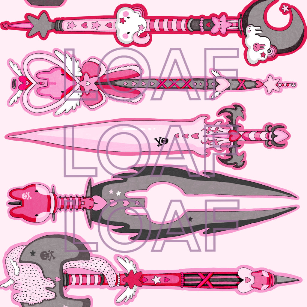 Pink Weapons Dress *choose ur style* (made 2 order)