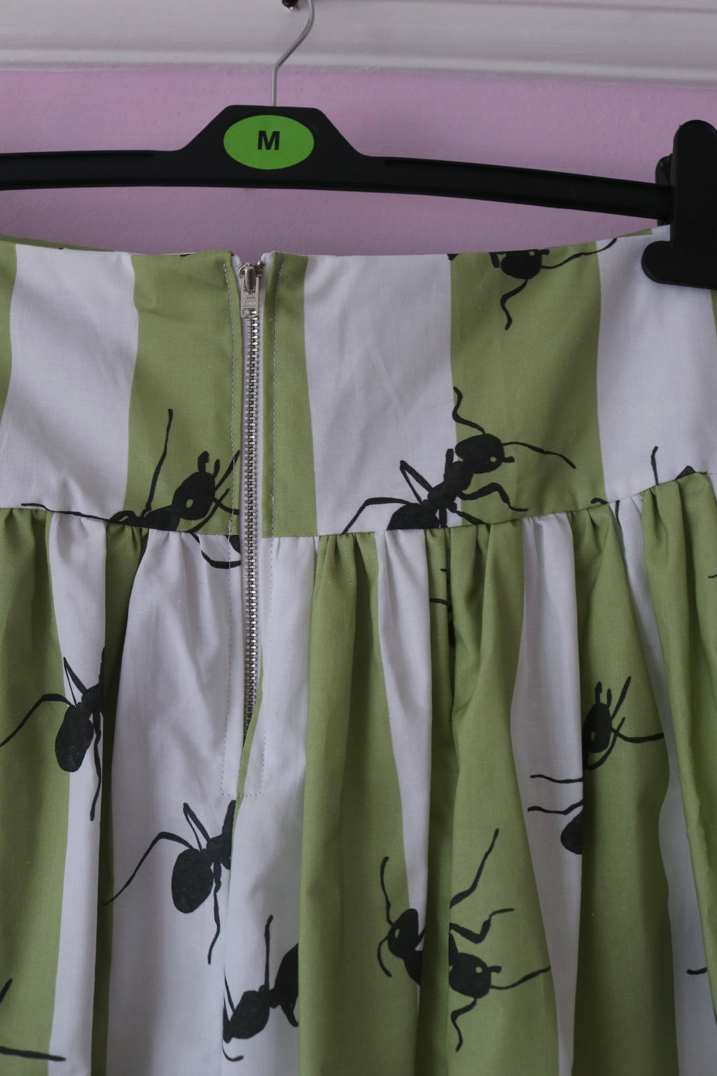 Green Ants Mini Ruffled Skirt (UK16)