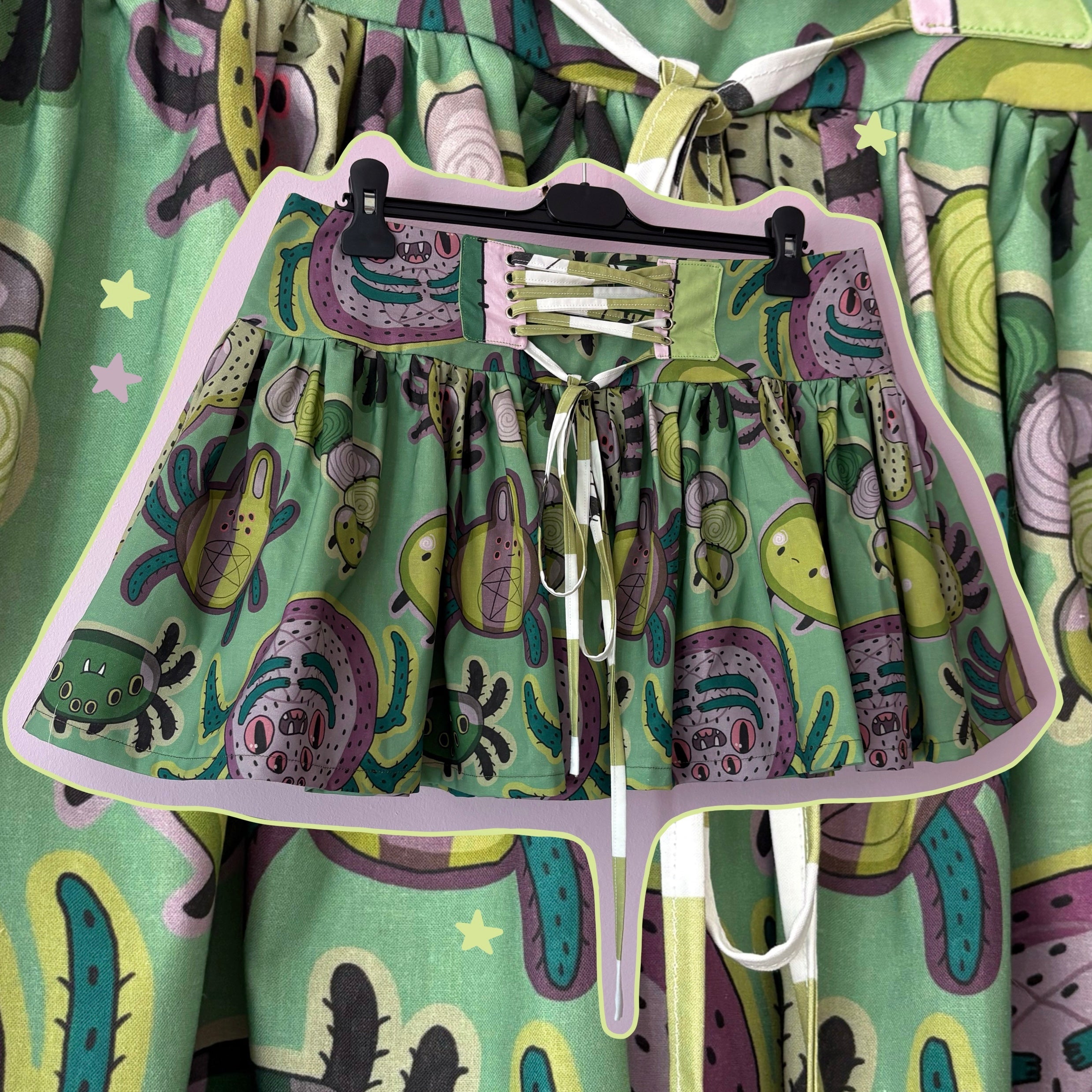 BUGZ Corset Mini Ruffled Skirt (UK12)