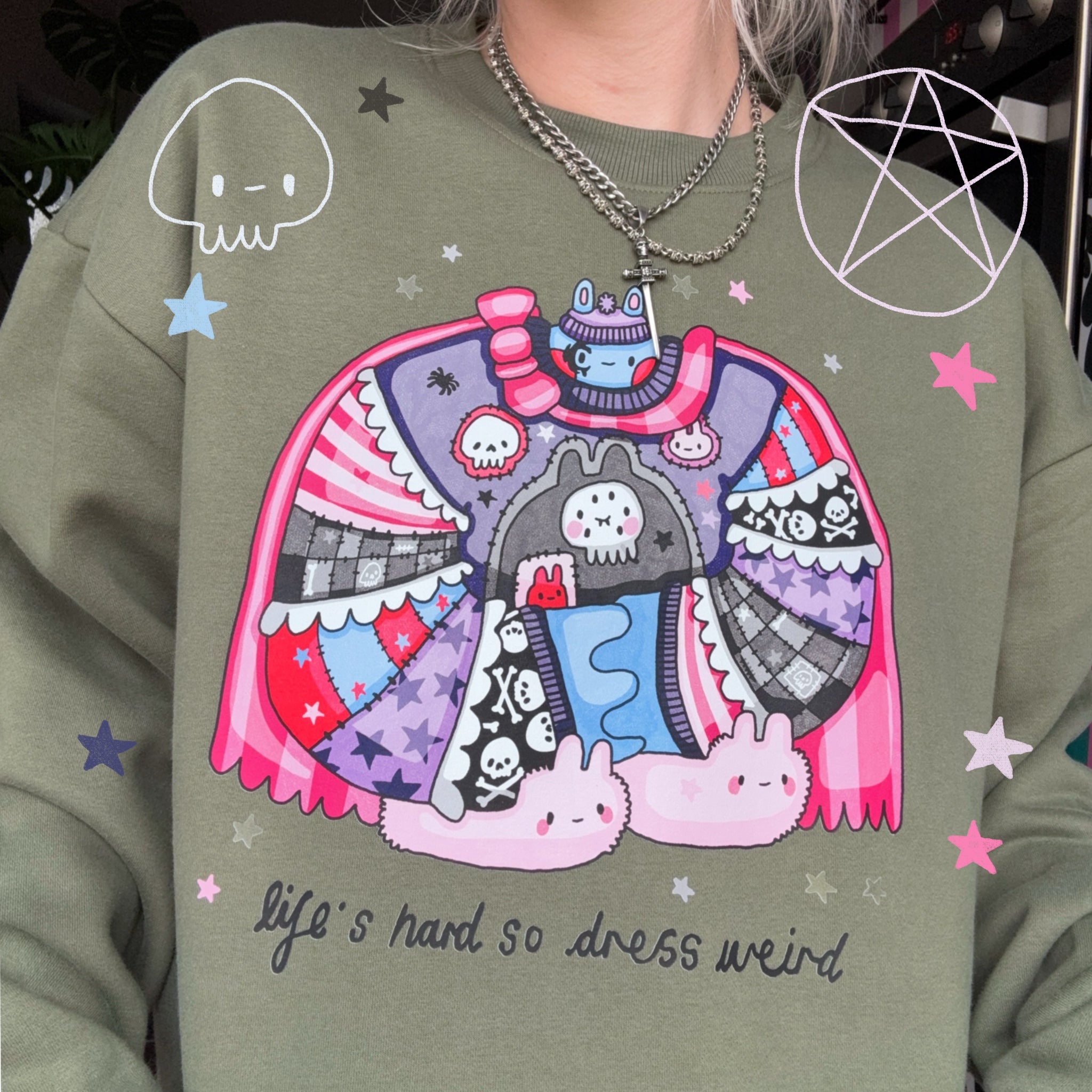 Dress Weird Sweater (made 2 order)