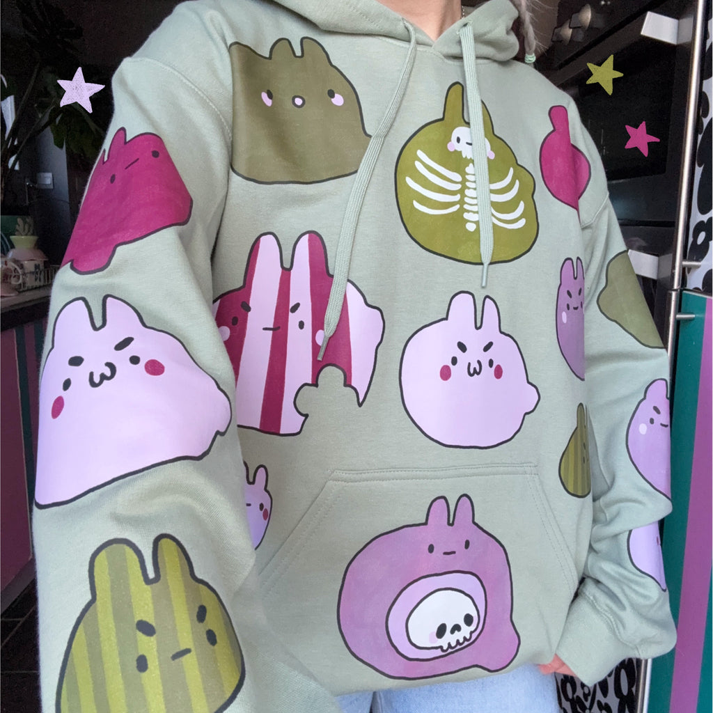 Spooky Bunny Hoody (made 2 order)