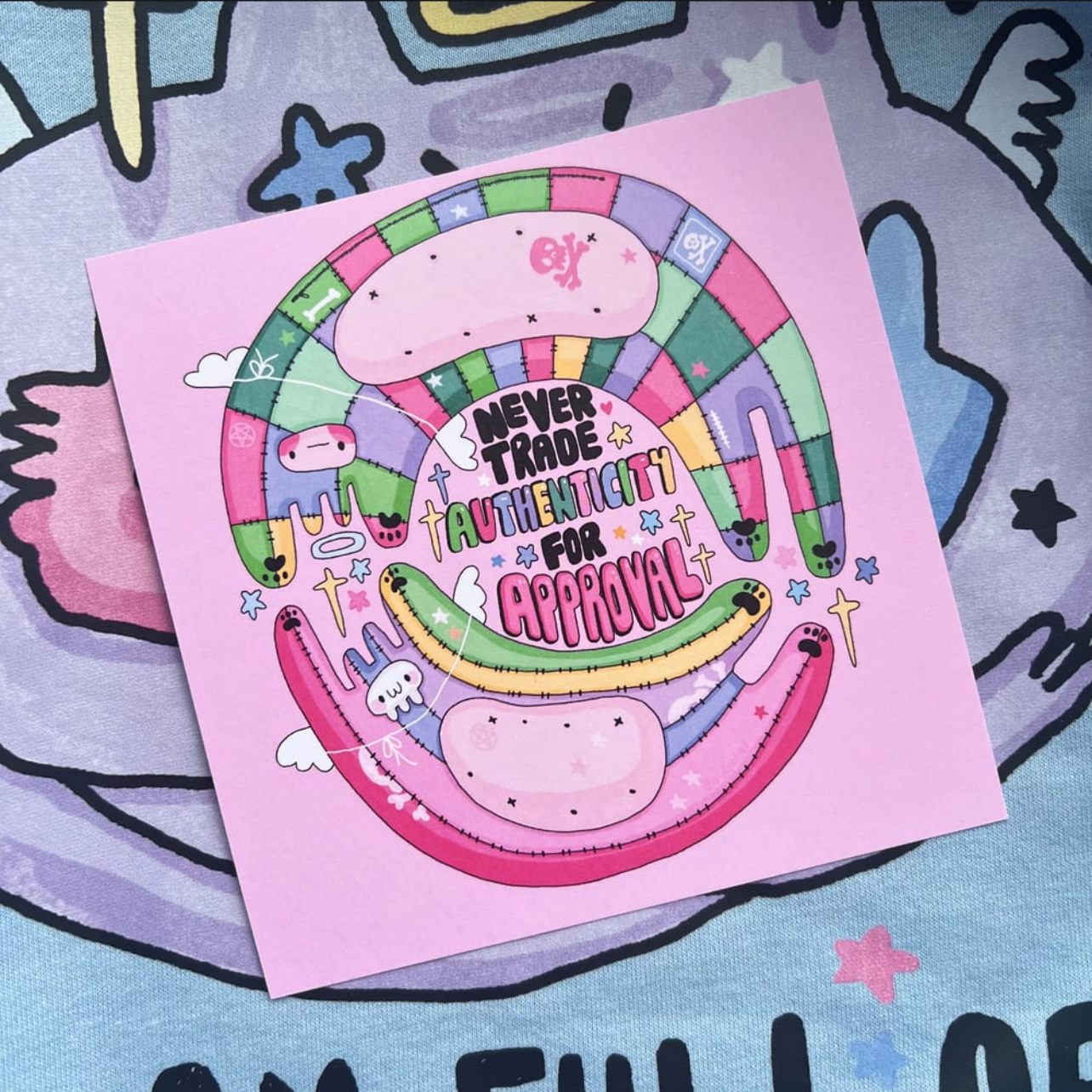 AuthenKITTY Square Print