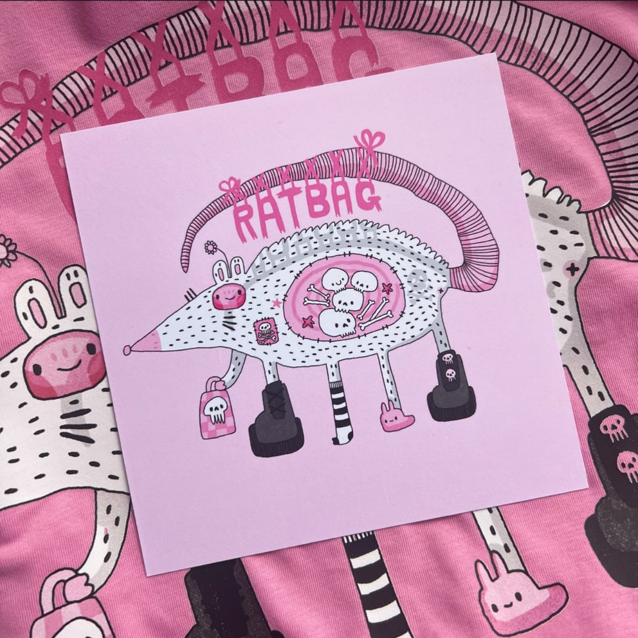 Ratbag Square Print