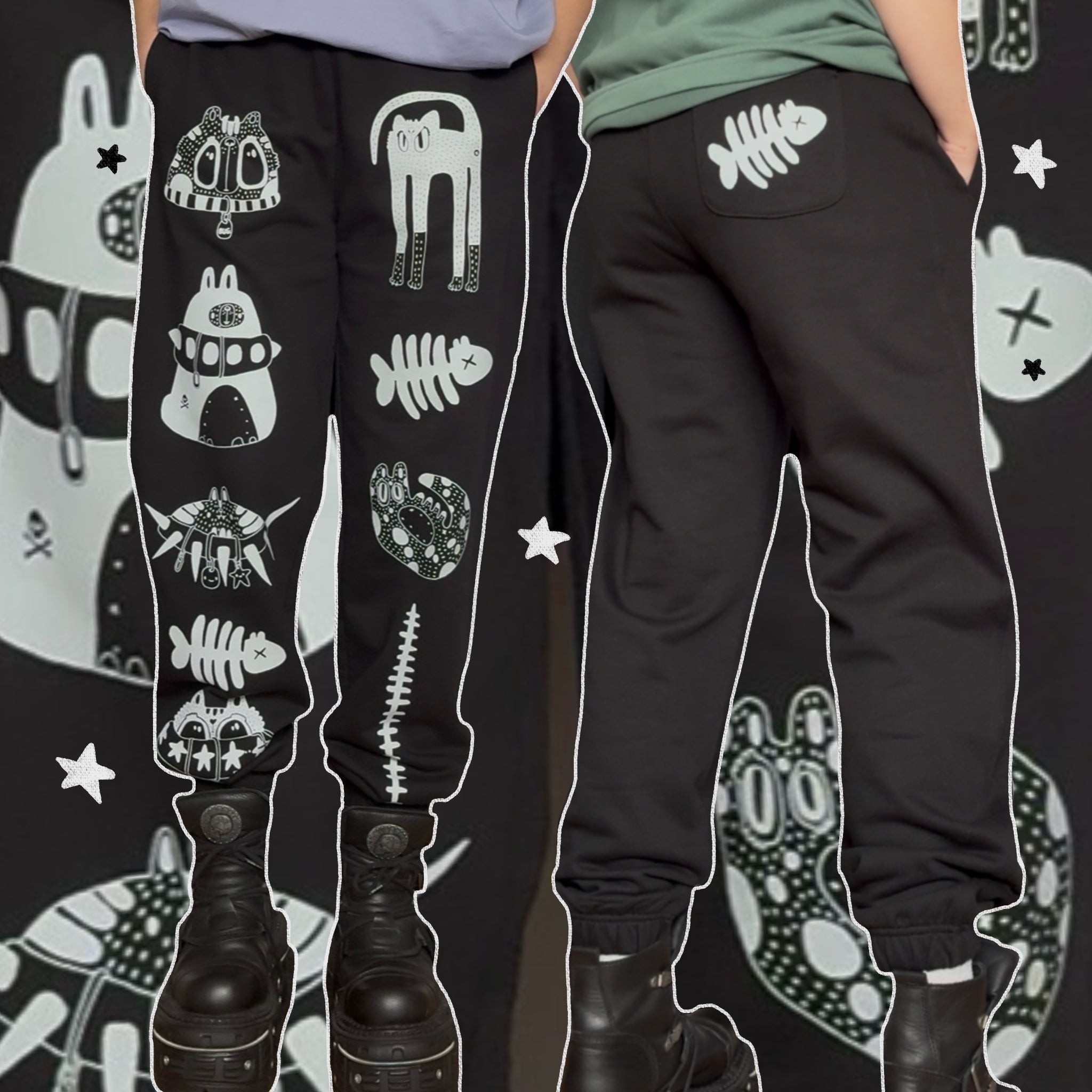 Cats Rule Joggers (made 2 order)