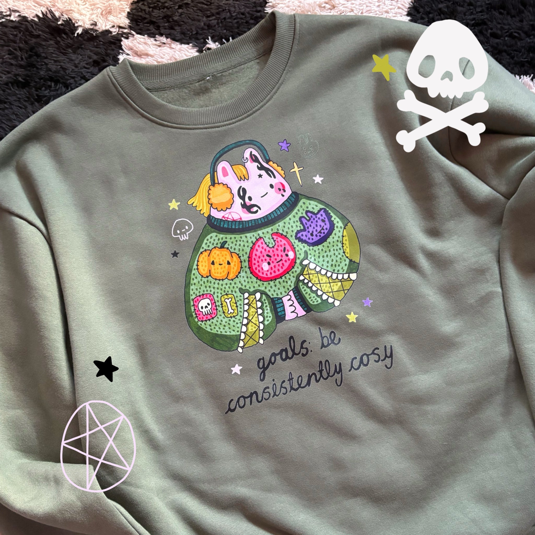 Cosy Goals Sweater (made 2 order)