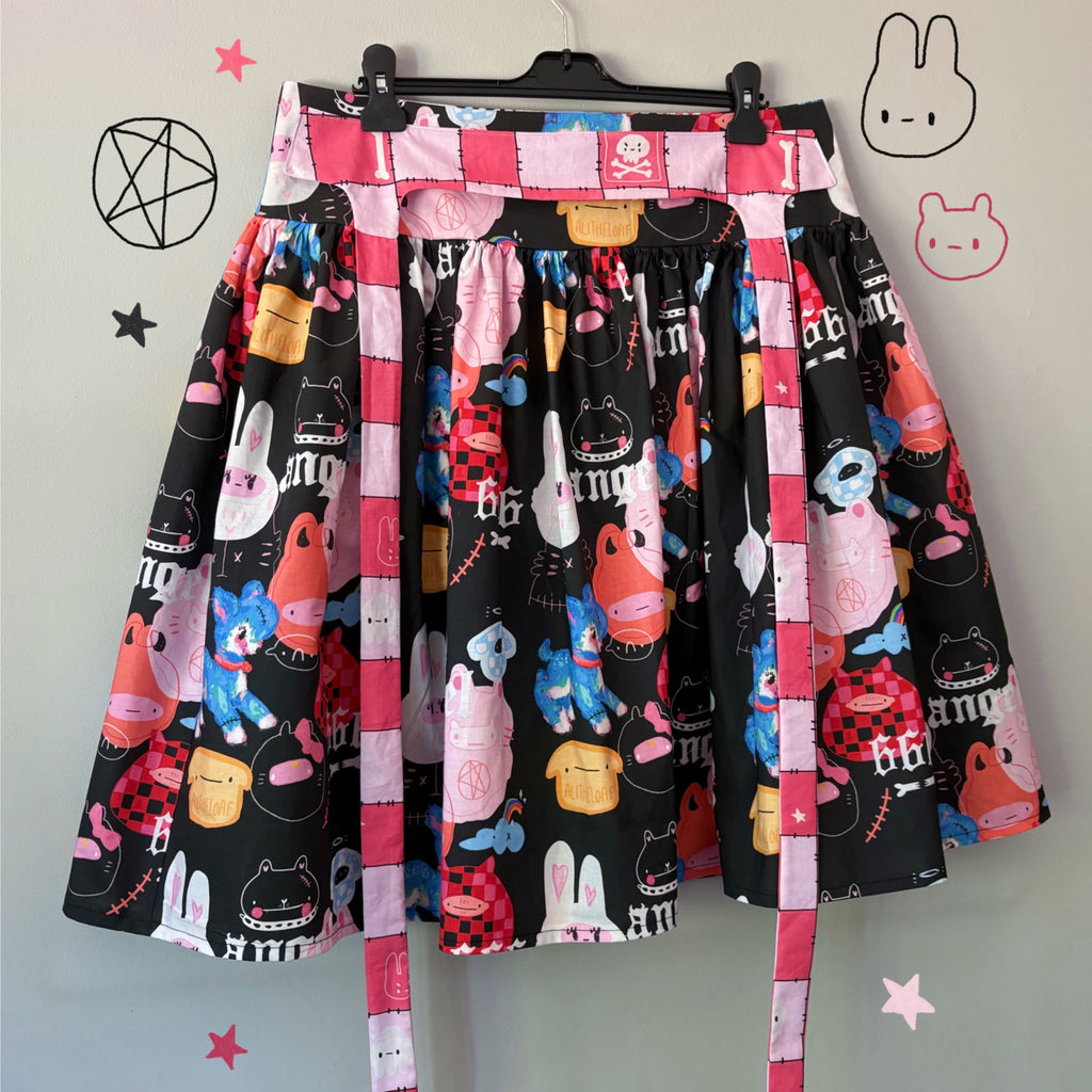 Angel 666 Midi Ruffled Skirt (UK14)
