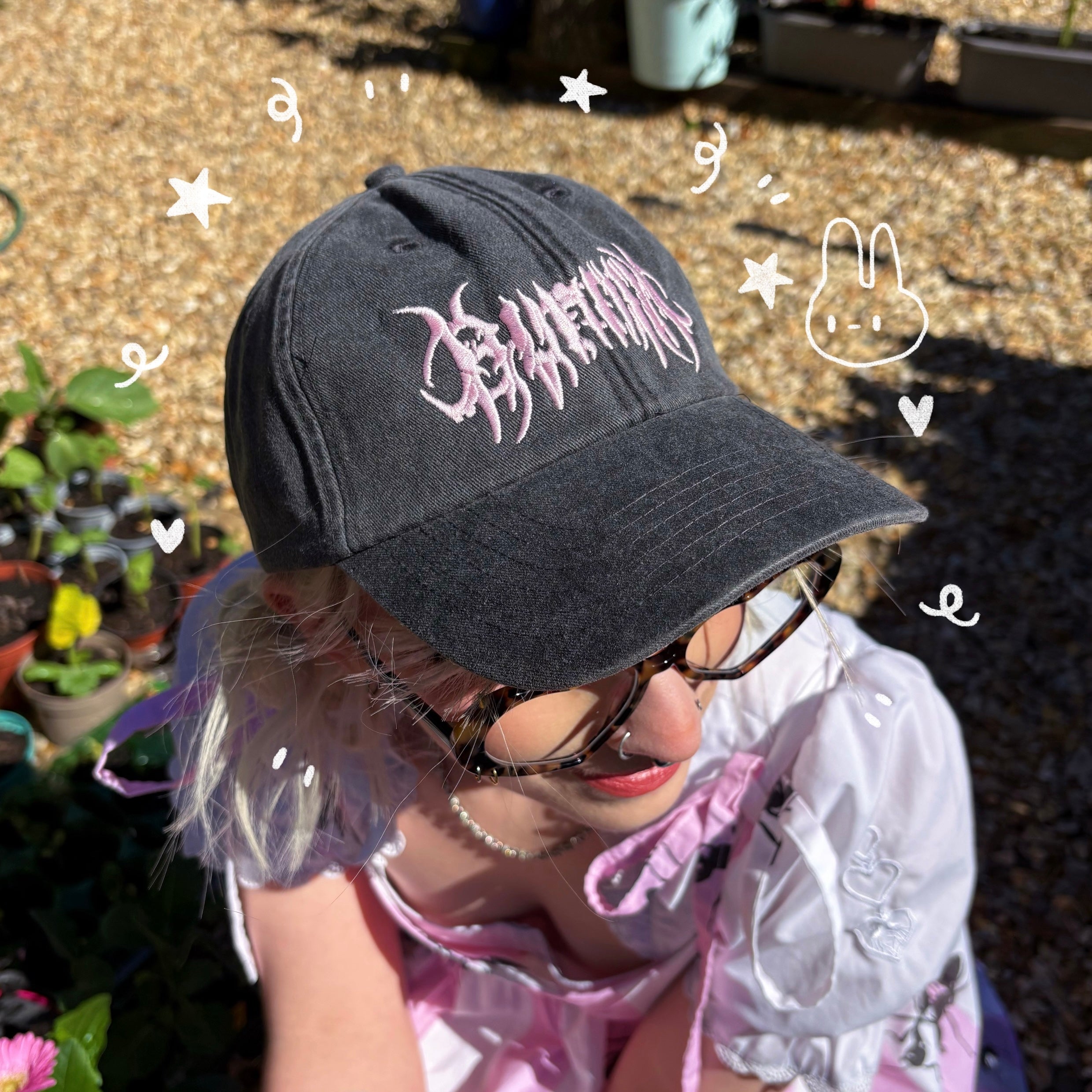 Black Bunnny Caps