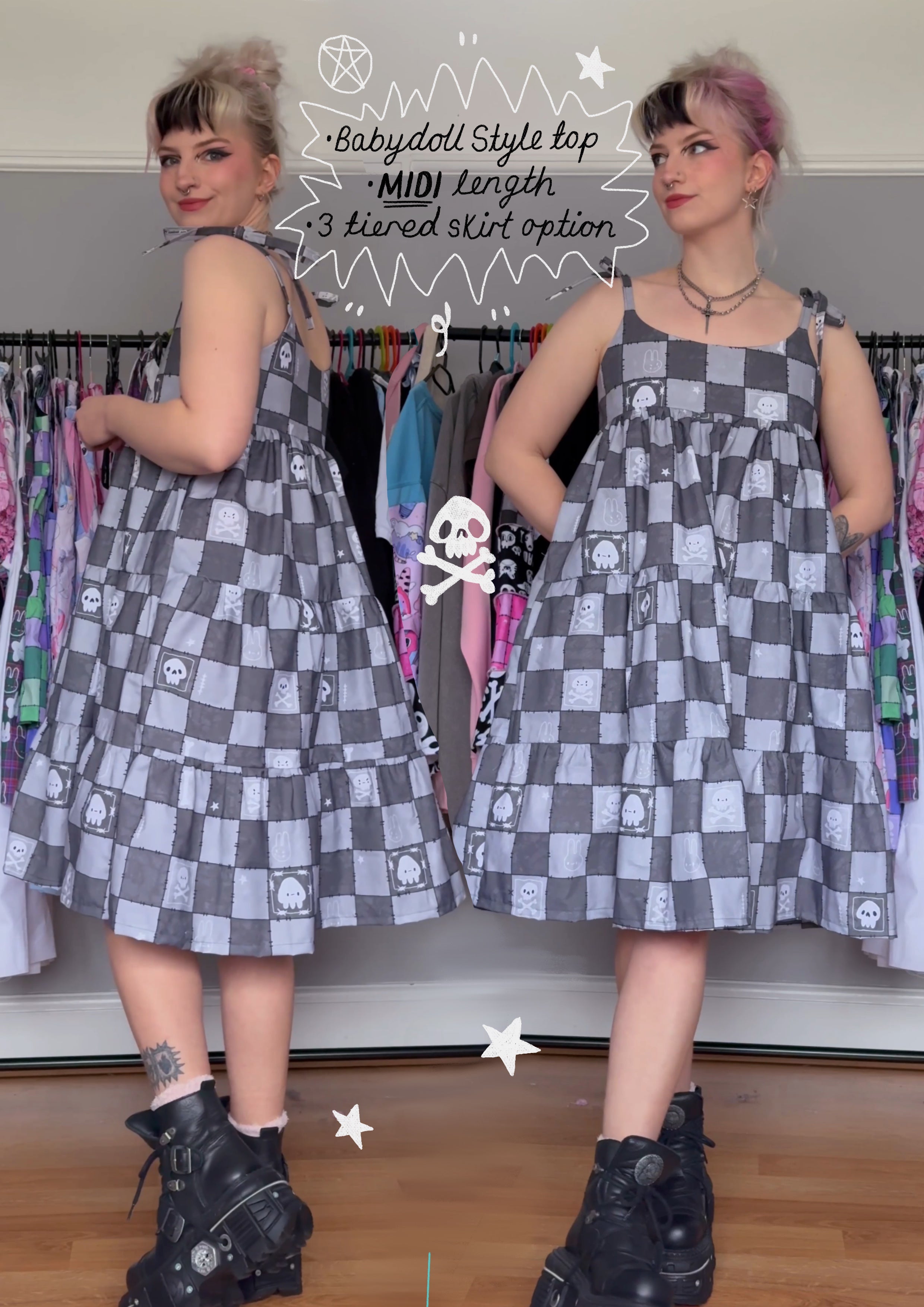 Ant Picnic Dress *choose ur style* (made 2 order)
